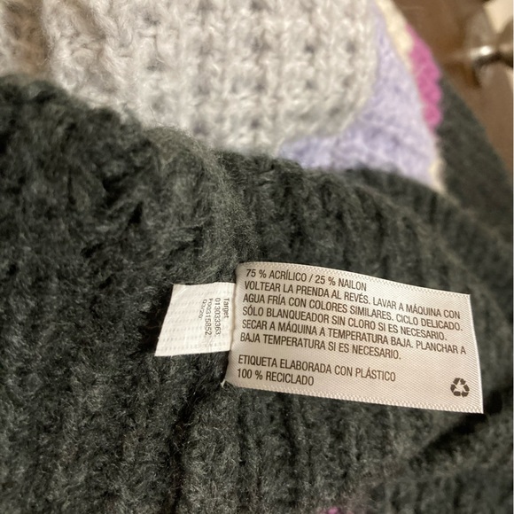 Universal Thread Sweater, Grey, Purple, Soft Black - Picture 5 of 6